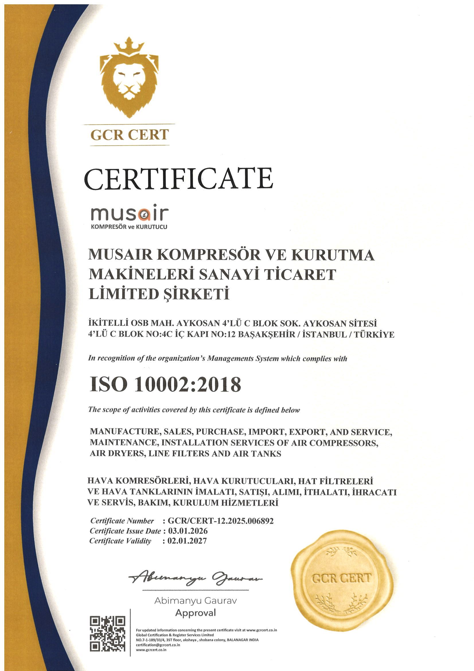 ISO 10002:2018