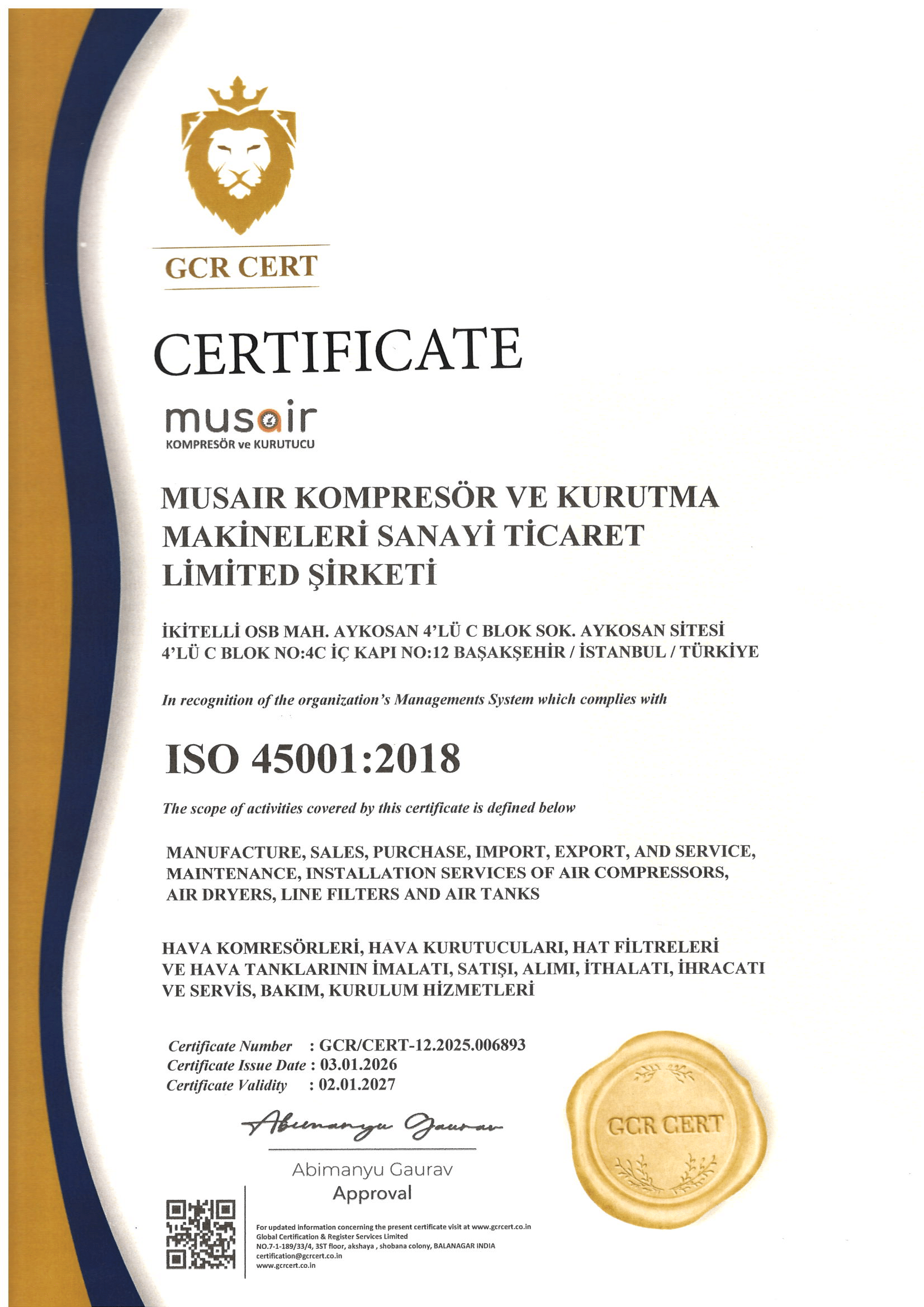 ISO 45001:2018